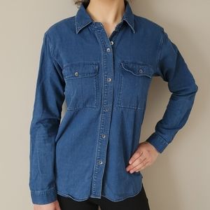 Madewell jean shirt